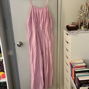 Old Navy Pink Sleeveless Jumpsuit